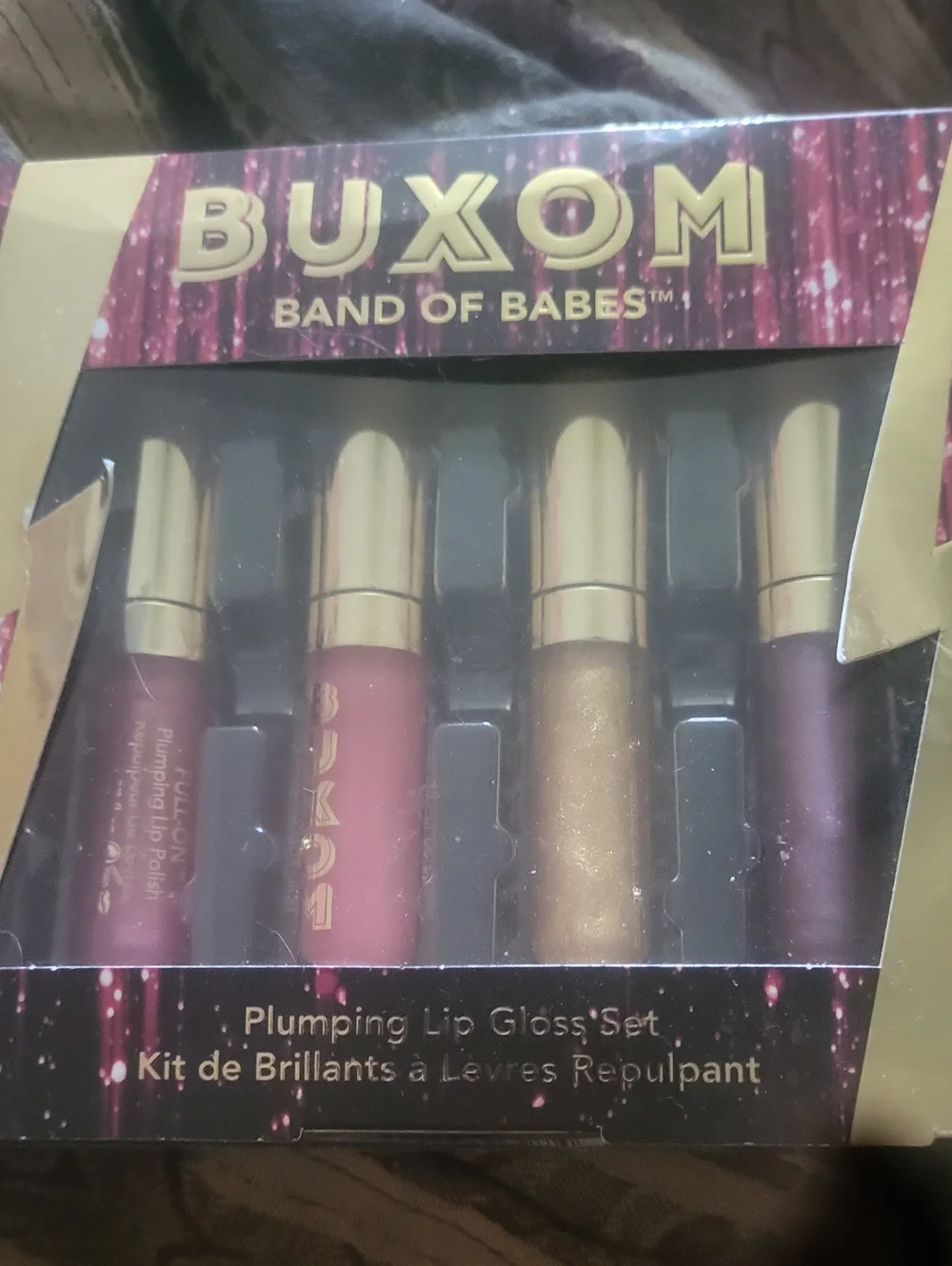 Buxom Limited Edition Box 4 Shimmery Lip Pumps Fab Minis